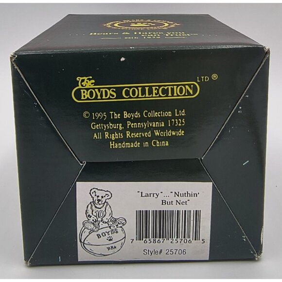 Boyds Bears Basketball Ornament 1998 #25706 Sports-Themed Original Box - Picture 12 of 12